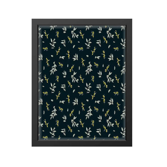 Midnight Botanica – Petite Floral Pattern Art