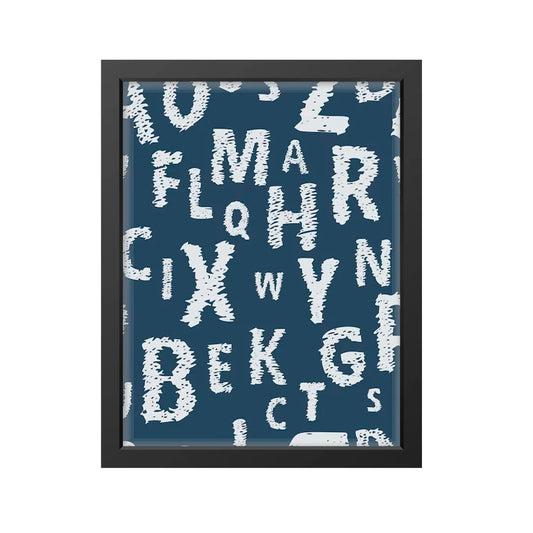 Sketch Letters – Abstract Alphabet Wall Art