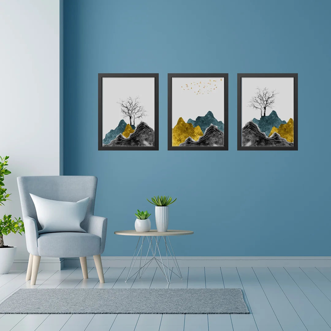 Colorful mountain with 3 Amazing design
