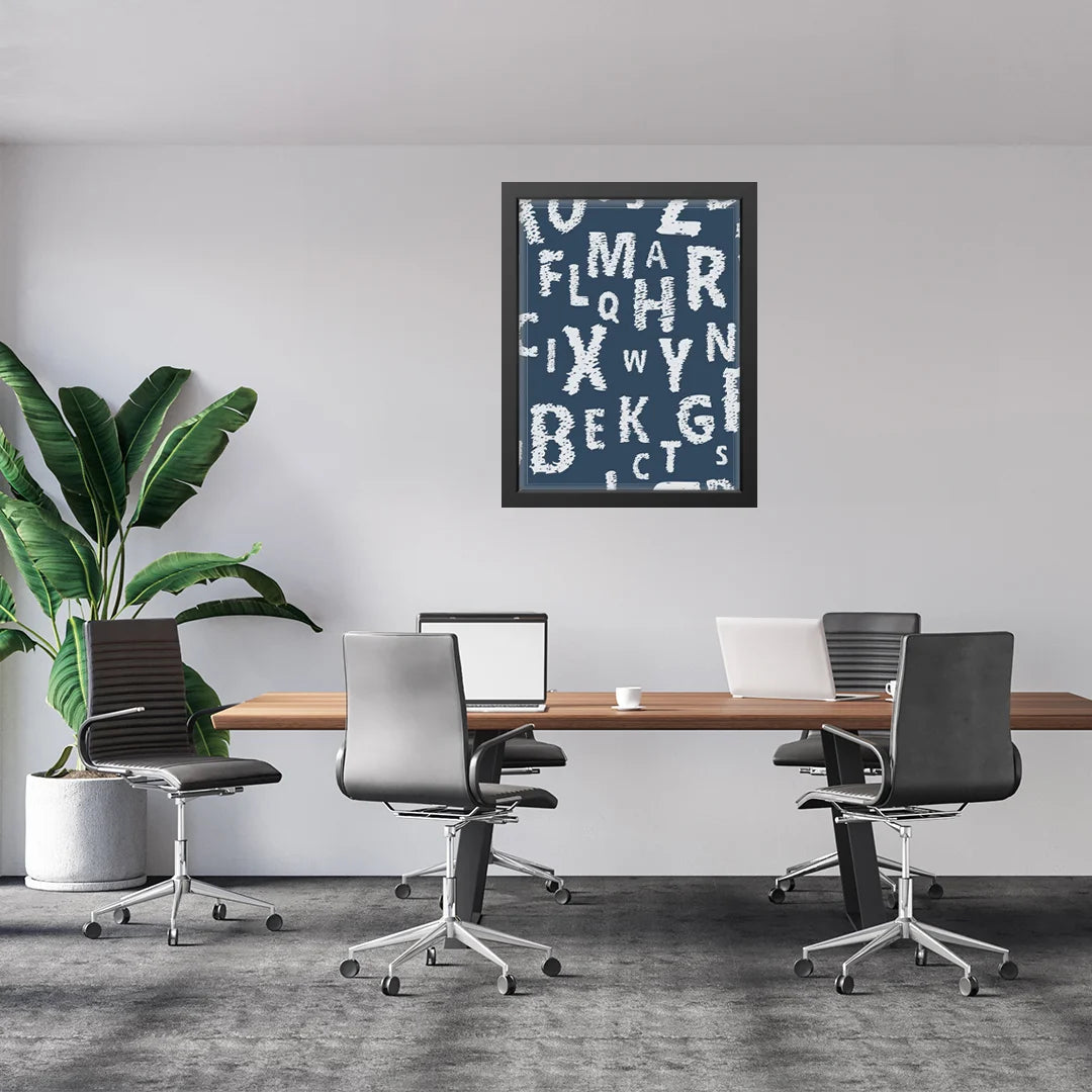 Sketch Letters – Abstract Alphabet Wall Art