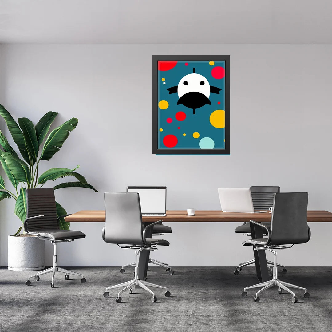 Orbit the Whale – Space Pop Wall Art