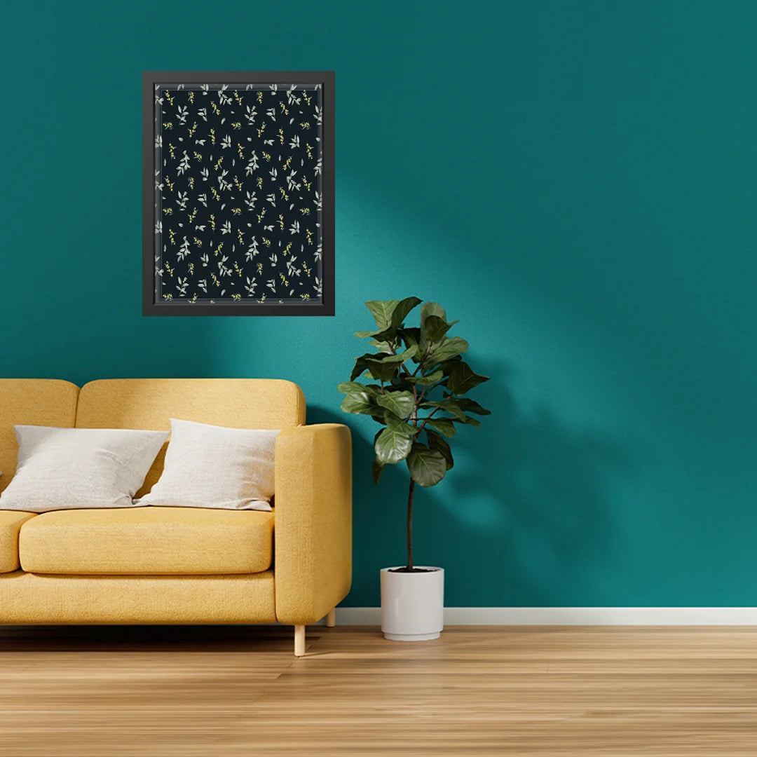 Midnight Botanica – Petite Floral Pattern Art