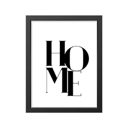 “HOME” Typographic