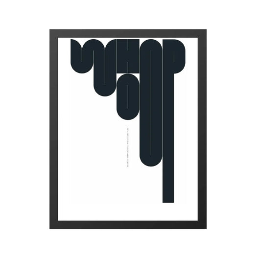 TypoFlow Art Print
