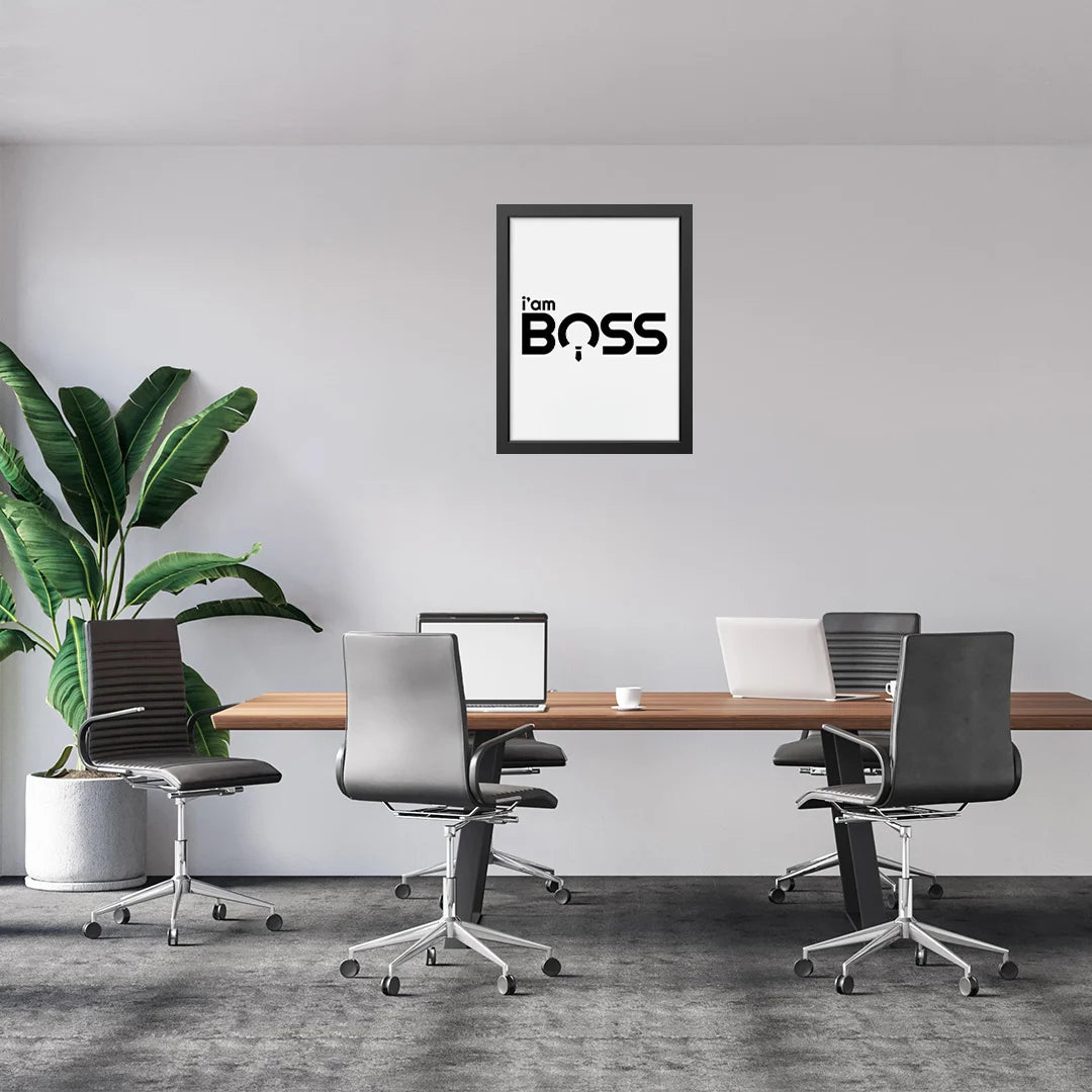 I Am Boss” Wall Art