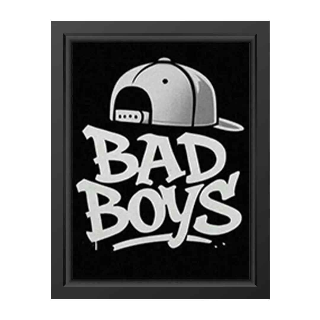 Bad Boys” Street Art Poster