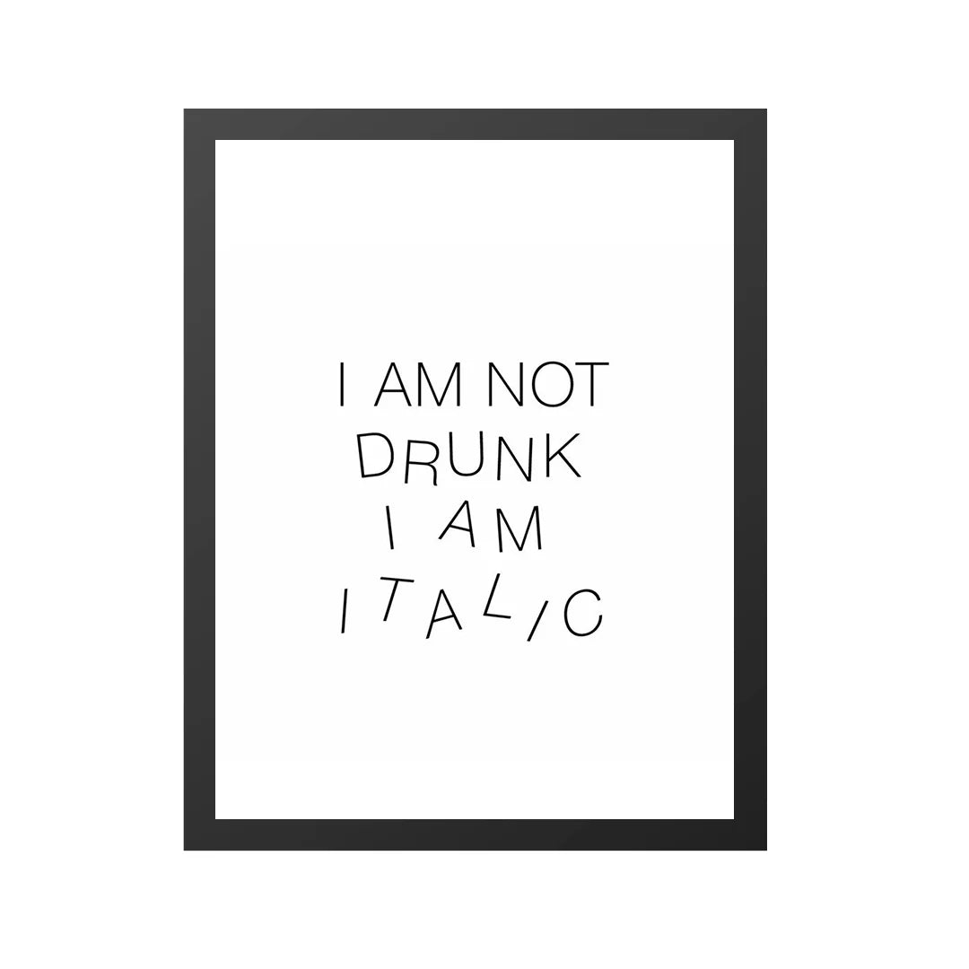 Italic Confession