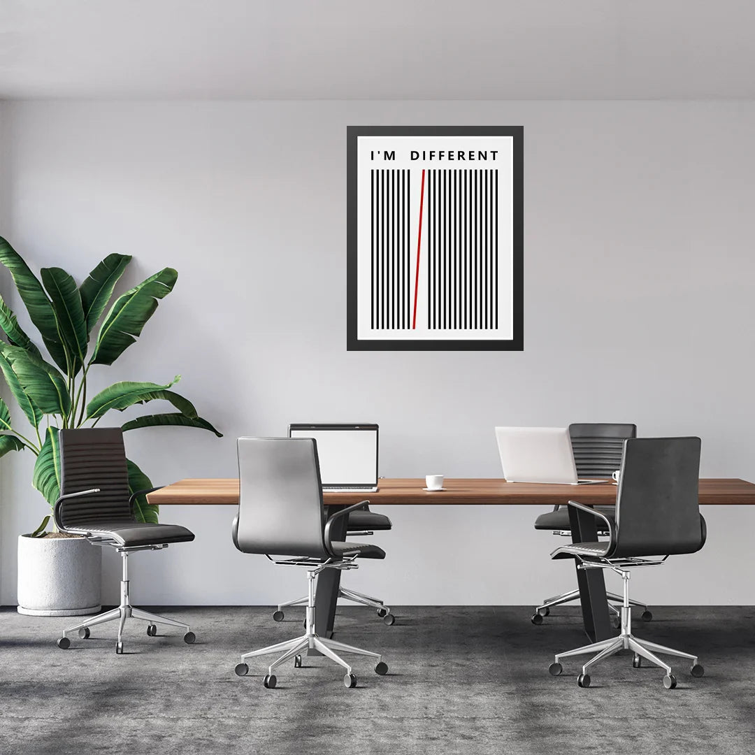Minimalist design “I’M DIFFERENT