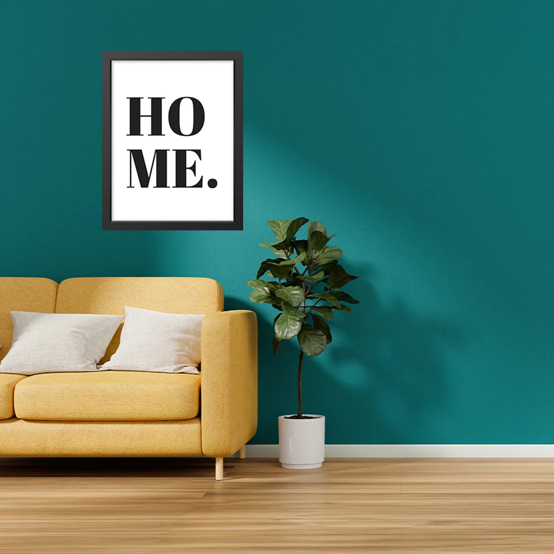 HOME Typographic Framed Poster