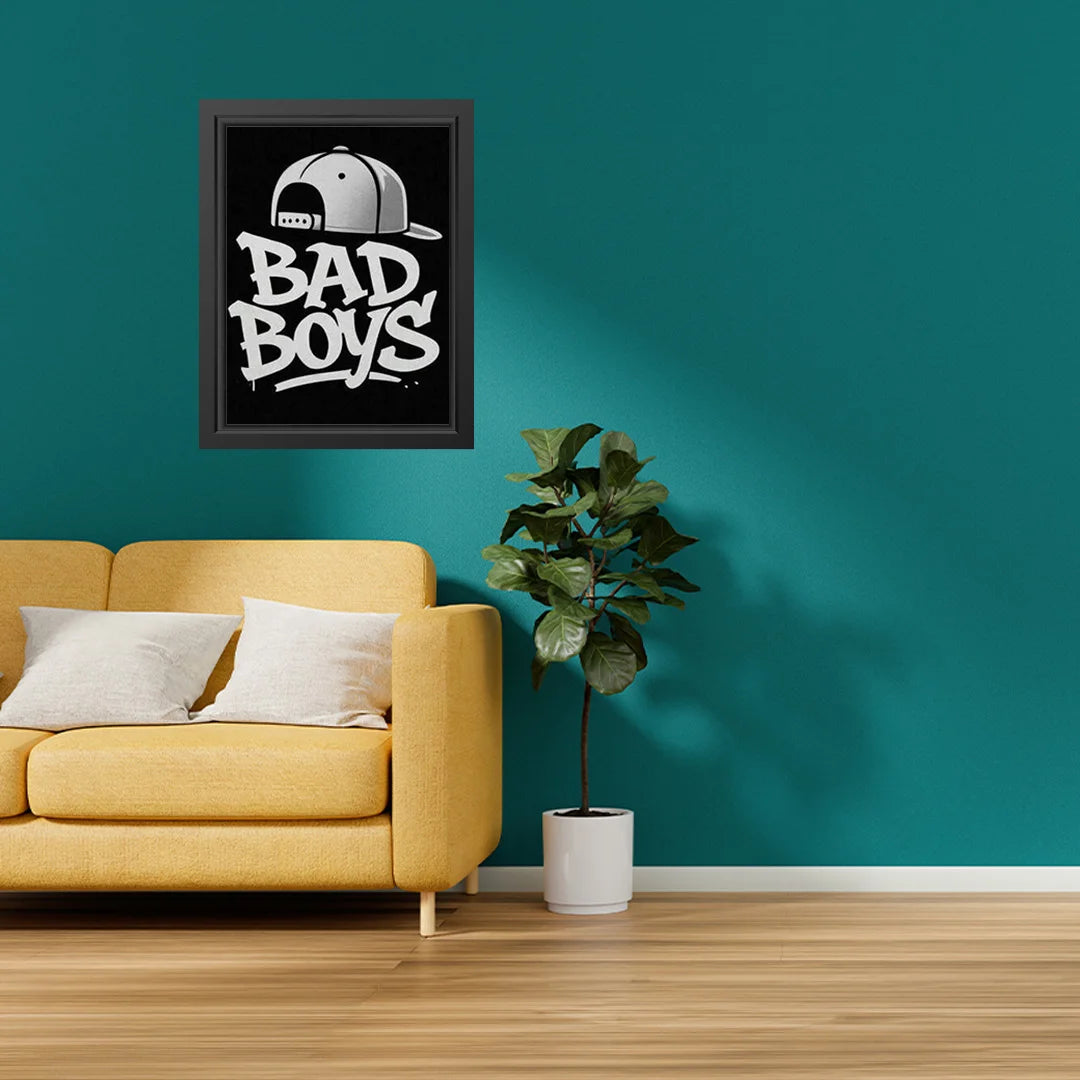 Bad Boys” Street Art Poster