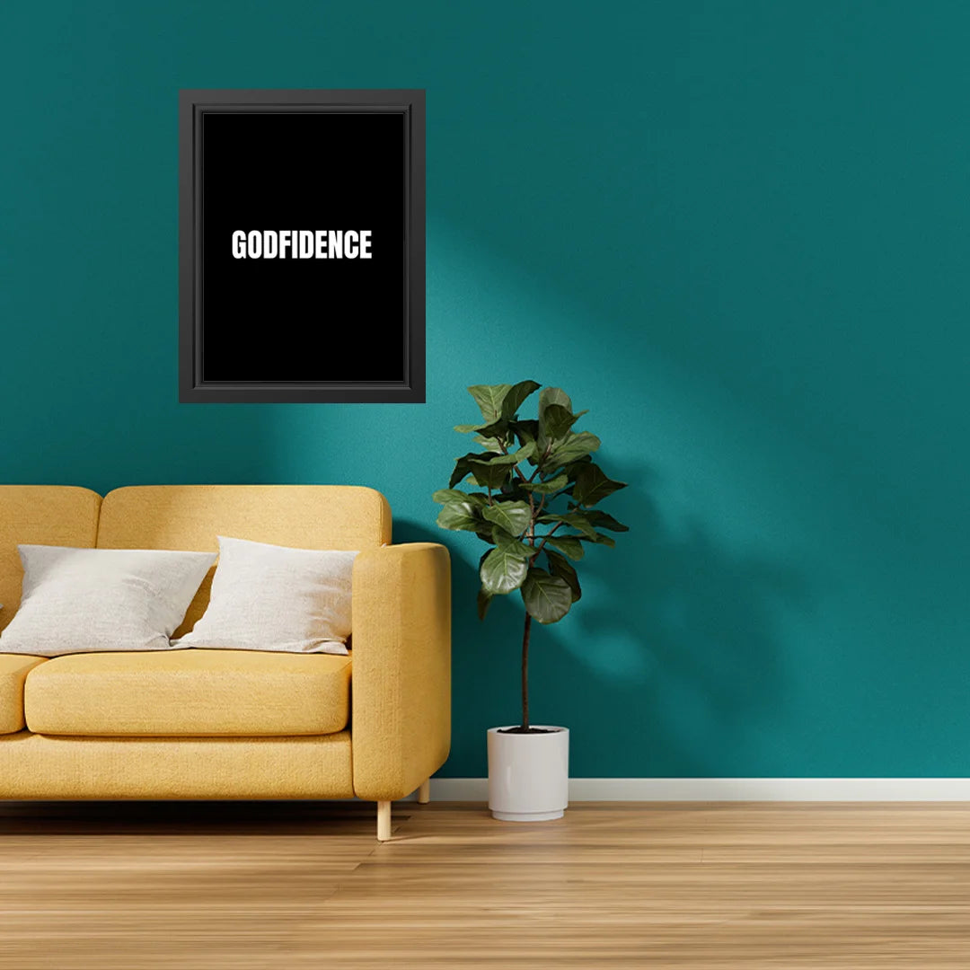 GODFIDENCE – Faith-Inspired Typography Wall Art