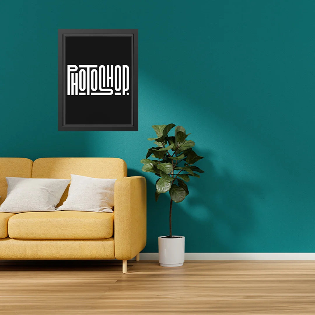 Photoshop Typography Wall Art